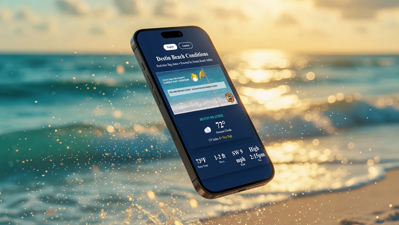 Real Time beach condition app